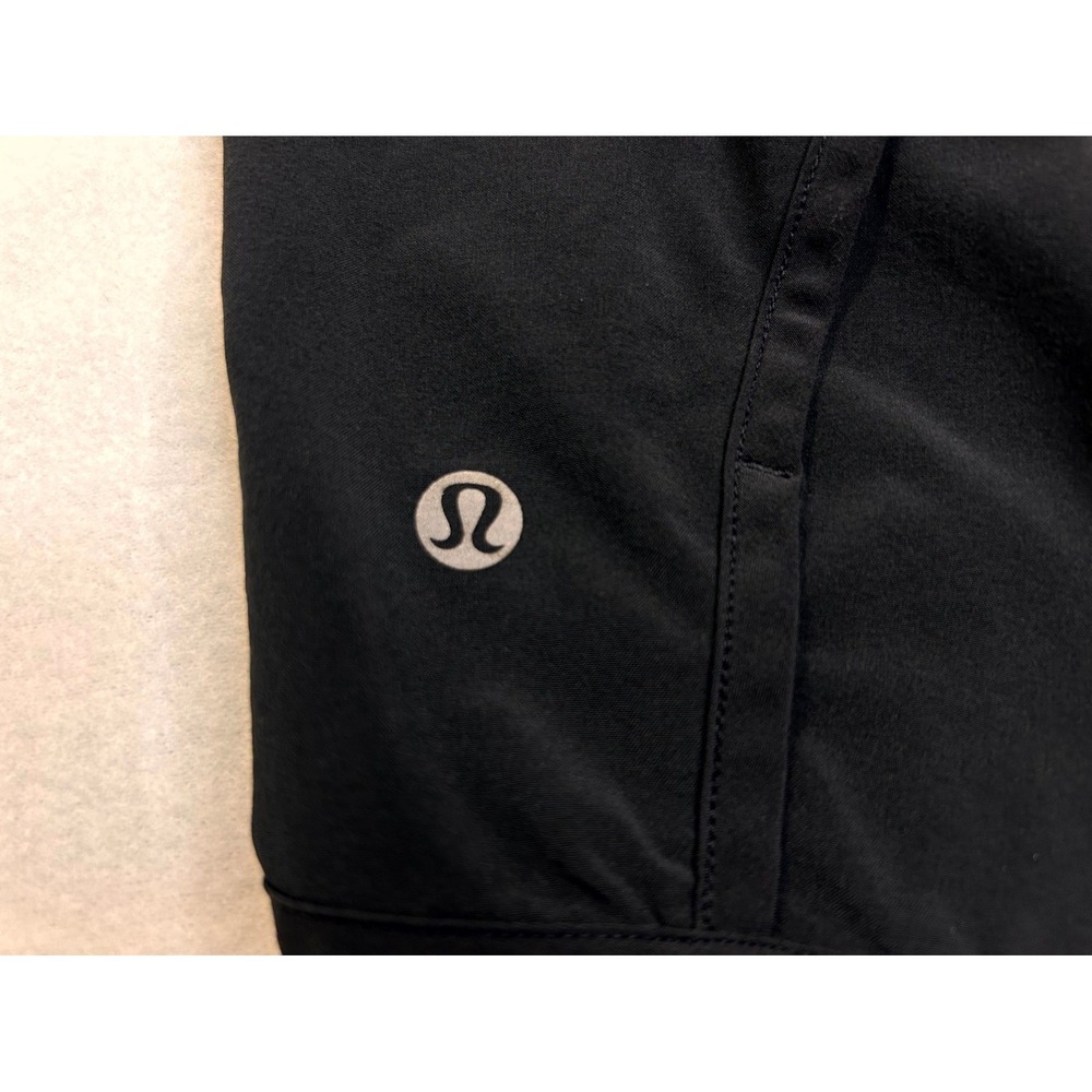 Lululemon Run Times Short 4 way Stretch Black 4" inseam Running Gym Size 12 - Picture 15 of 16